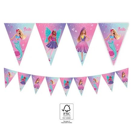 Barbie Fantasy zászlófüzér FSC 2,3 m