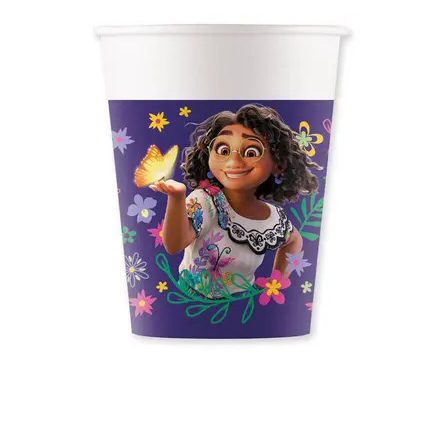Disney Encanto Flower papír pohár 8 db-os 200 ml