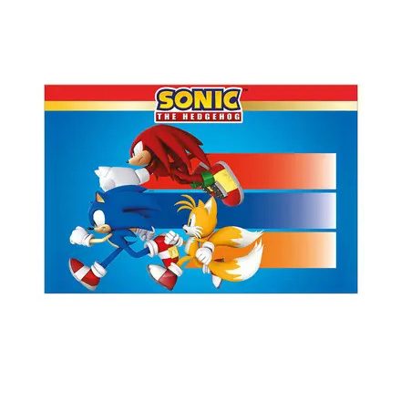 Sonic a sündisznó Sega műanyag asztalterítő 120x180 cm