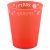 Orange Fluorescent, Narancssárga micro prémium műanyag pohár 250 ml