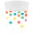 Multiwatercolor Party micro prémium műanyag pohár 250 ml