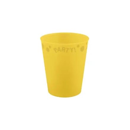 Sárga Yellow micro prémium műanyag pohár 250 ml