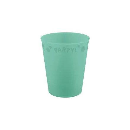 Zöld Pastel Mint micro prémium műanyag pohár 250 ml