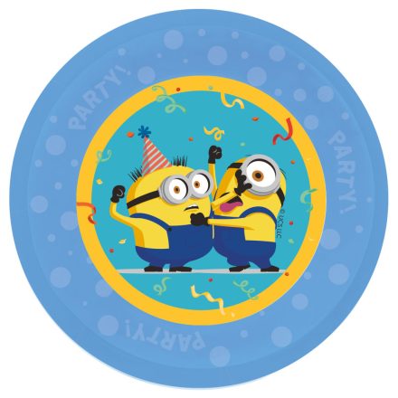Minyonok The Rise of Gru micro prémium műanyag lapostányér 4 db-os szett 21 cm