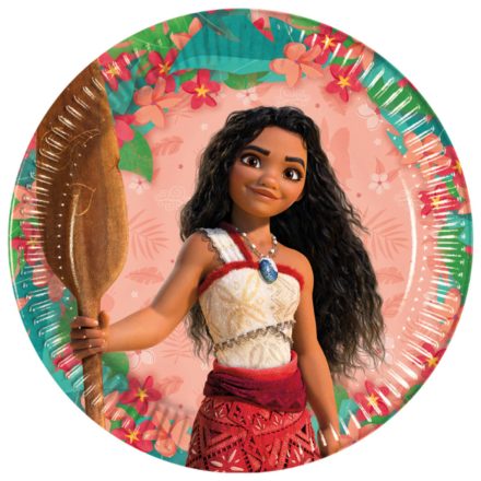Disney Vaiana Sailing Spirit papírtányér 8 db-os 23 cm FSC