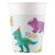 Dinoszaurusz Party papír pohár 8 db-os 200 ml FSC