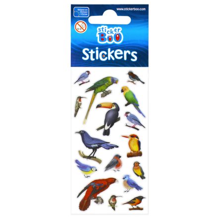 Madár Parrot matrica szett