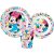 Disney Minnie Feel Good étkészlet, micro műanyag szett, pohárral 260 ml
