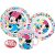 Disney Minnie Feel Good étkészlet, micro műanyag szett bögrével 350 ml