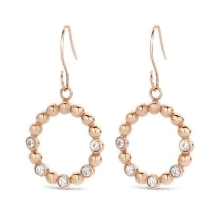 Victoria Rose gold színű karika fülbevaló